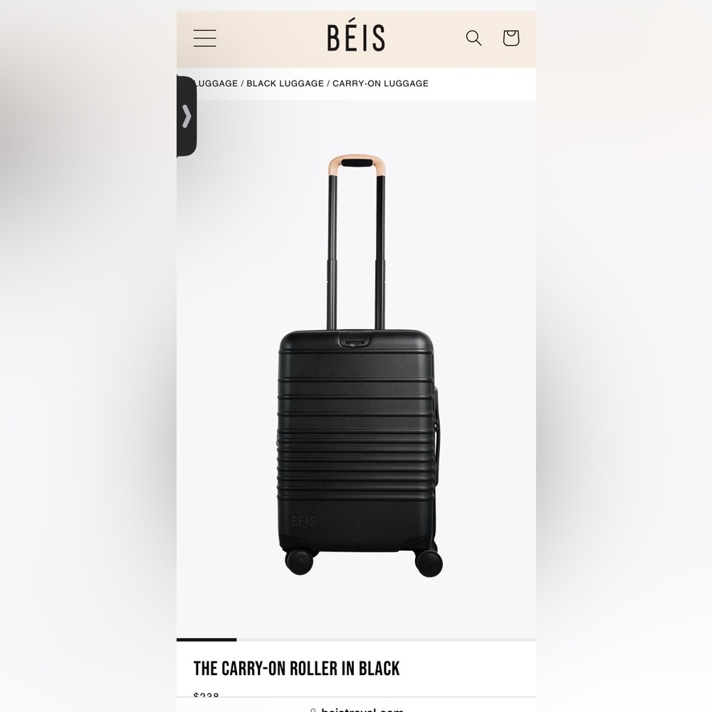 BRAND NEW in box still! Beis carry on luggage! I just ordered the wrong color!